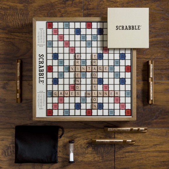 Scrabble Deluxe Vintage Edition - Picture 2 of 14